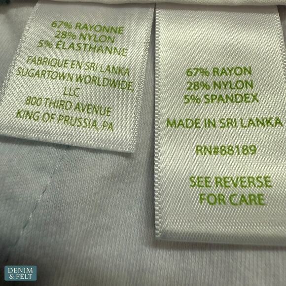 Lilly Pulitzer Darci Knit Shorts Amalfi Blue Pink Floral Scalloped Hem Resort 6 - Picture 6 of 7